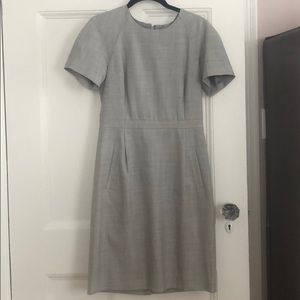 JCrew Gray Dress (Suiting/Workwear) size 4
